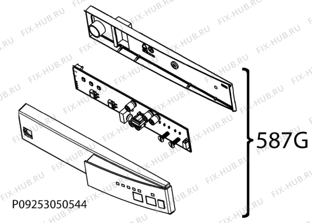 Взрыв-схема холодильника Aeg S73401CTW1 - Схема узла Diffusor
