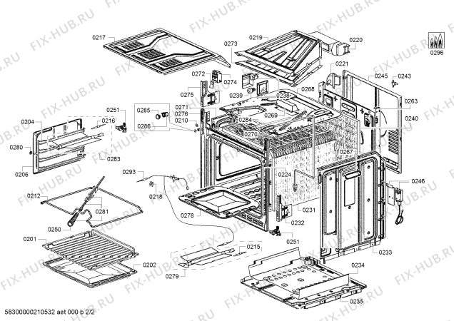 Схема №1 HGN10G050 с изображением Изоляция для духового шкафа Bosch 00688839