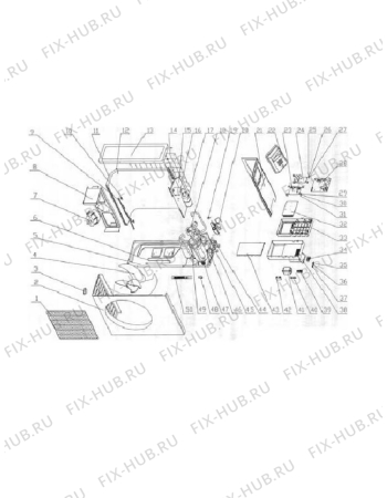 Схема №1 DEIN 53 EXU с изображением Всякое для климатотехники DELONGHI GR49019002