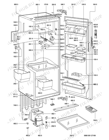 Схема №1 KREC 1745/2 AF с изображением Затычка Whirlpool 481246088072