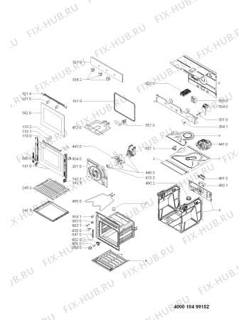 Схема №1 AKS 290/WH с изображением Обшивка для духового шкафа Whirlpool 481010405077