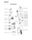 Схема №1 KP161M31/7Z1 с изображением Сосуд для электрокофеварки Krups MS-623823