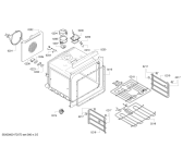 Схема №4 BOP211100 с изображением Кронштейн для плиты (духовки) Bosch 00629381