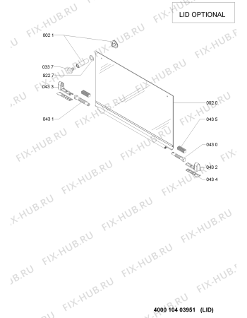 Схема №1 AKT 780/IXL/03 с изображением Холдер для духового шкафа Whirlpool 481236058505