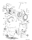 Схема №1 727 WT/CR с изображением Ручка (крючок) люка для стиральной машины Whirlpool 481249818769