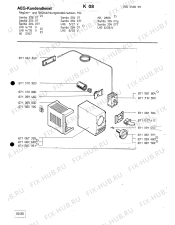 Взрыв-схема холодильника Unknown KD 2359 - Схема узла Section4