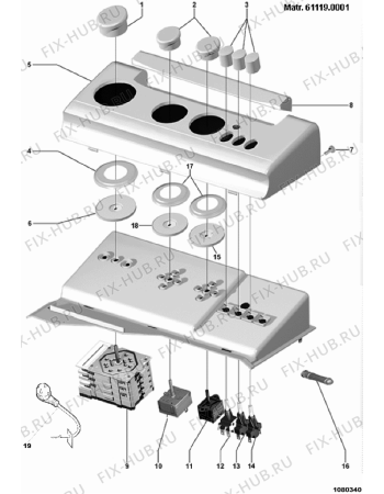 Взрыв-схема стиральной машины Indesit ATL53TXEXA (F016513) - Схема узла