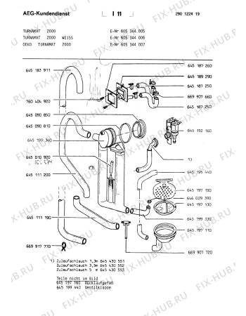 Взрыв-схема комплектующей Aeg OEKO TURNAMAT 2000 - Схема узла Section4