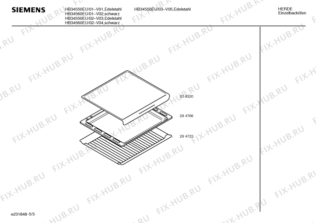 Схема №3 HB34550EU с изображением Панель для духового шкафа Siemens 00286616