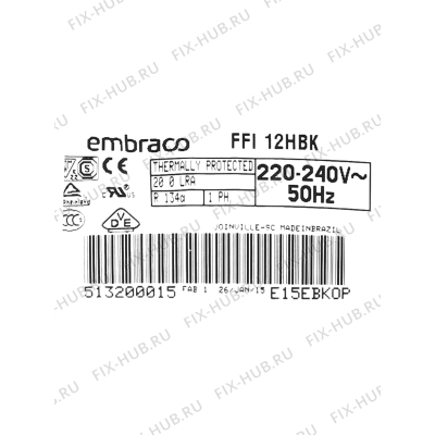 Компрессор для холодильника Siemens 00142118 в гипермаркете Fix-Hub