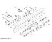 Схема №10 PG486GEBLP с изображением Панель управления для плиты (духовки) Bosch 00473036