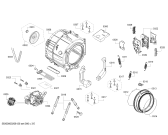 Схема №3 WAK24260MA с изображением Модуль управления, запрограммированный для стиралки Bosch 12023757