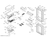 Схема №4 KGN57AI50I с изображением Дверь для холодильной камеры Bosch 00711028