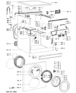 Схема №1 LOE 8056 с изображением Модуль (плата) для стиральной машины Whirlpool 480111100138