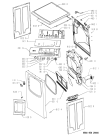 Схема №1 TRAK 6560 с изображением Декоративная панель для сушильной машины Whirlpool 481245211227