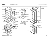 Схема №1 KGP36360 с изображением Дверь для холодильника Bosch 00240829