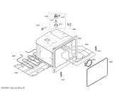 Схема №5 B14M82N3FR с изображением Панель управления для духового шкафа Bosch 00747411