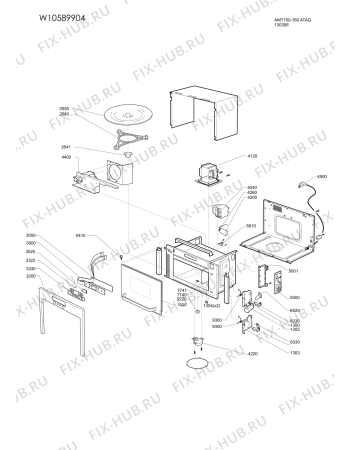 Схема №1 EMW7605.0M-CN с изображением Объединитель для микроволновой печи Whirlpool 481010550147