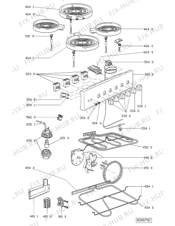 Схема №1 SMZK 5540 WS с изображением Диод для электропечи Whirlpool 481913448481