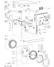 Схема №1 AWO/D 7010 с изображением Обшивка для стиралки Whirlpool 480111100595