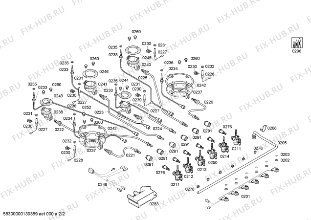 Взрыв-схема плиты (духовки) Bosch PCT915B90E ENC.PCT915B90E 4G+2W 90F BOSCH - Схема узла 02