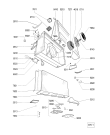 Схема №1 AKS 632/WH с изображением Фиксатор для вытяжки Whirlpool 481940478877