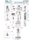 Схема №1 ROBOMAX METAL (WITH MILL) с изображением Кнопка для кухонного комбайна ARIETE AT6016026200