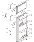 Схема №4 RF6325C (157028, HZS3266) с изображением Дверка для холодильной камеры Gorenje 157311