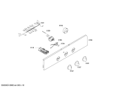 Схема №4 HBN311E1J с изображением Панель управления для электропечи Bosch 00664390