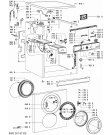 Схема №1 AWO/D 4736 с изображением Декоративная панель для стиральной машины Whirlpool 480111100556