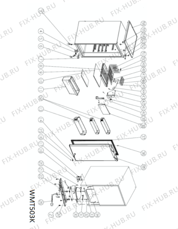 Схема №1 WMT503 с изображением Электрокомпрессор для холодильной камеры Whirlpool 482000093895