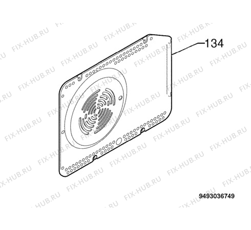 Взрыв-схема плиты (духовки) Rex Electrolux FQ100AE - Схема узла Kit 269