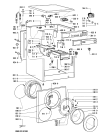 Схема №1 AWP 023 с изображением Кнопка, ручка переключения для стиральной машины Whirlpool 481941258569