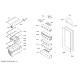 Схема №2 K6854X8 с изображением Внешняя дверь для холодильника Bosch 00243908