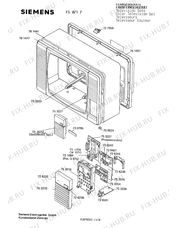 Схема №6 FC8822 с изображением Интегрированный контур для телевизора Siemens 00730945