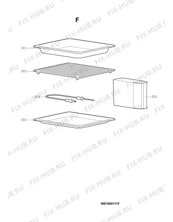 Взрыв-схема плиты (духовки) Bauknecht SPC 8360 - Схема узла