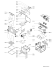 Схема №1 AKZ 431/IX/03 с изображением Модуль (плата управления) для плиты (духовки) Whirlpool 481221458439