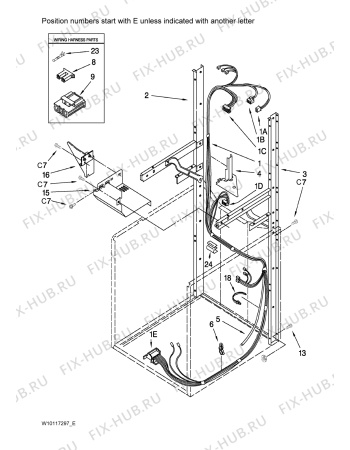 Схема №6 YLTE6234DQ6 с изображением Тумблер для стиральной машины Whirlpool 480113100403