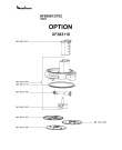 Схема №3 HF805820/702 с изображением Часть корпуса для кухонного измельчителя Moulinex MS-8030000296