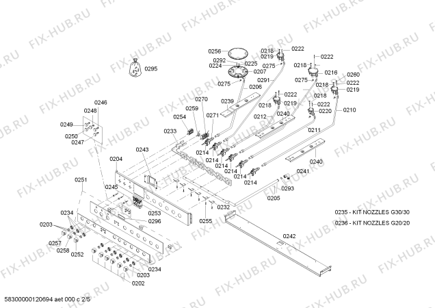 Схема №3 HQ745B56E с изображением Изоляция для электропечи Siemens 00650000