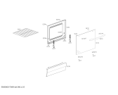 Схема №2 FP120I13SC с изображением Решетка для духового шкафа Bosch 00667531