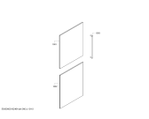 Схема №6 T30BB810SS с изображением Профилированная полоса для холодильника Bosch 00688511