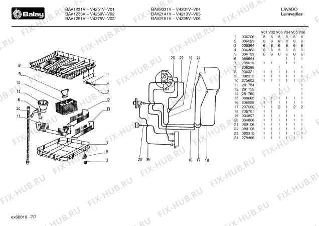 Схема №5 V4274 с изображением Клемма для электропосудомоечной машины Bosch 00067295