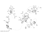 Схема №4 SHX43C02UC Bosch с изображением Панель управления для посудомоечной машины Bosch 00431745