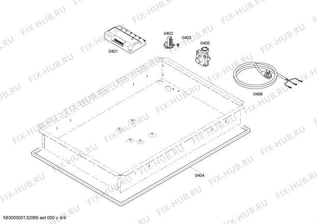 Схема №1 SGS304FS Thermador с изображением Решетка для духового шкафа Bosch 00668750