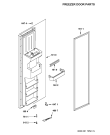 Схема №6 29DFW D4S с изображением Дверь для холодильника Whirlpool 480132100227