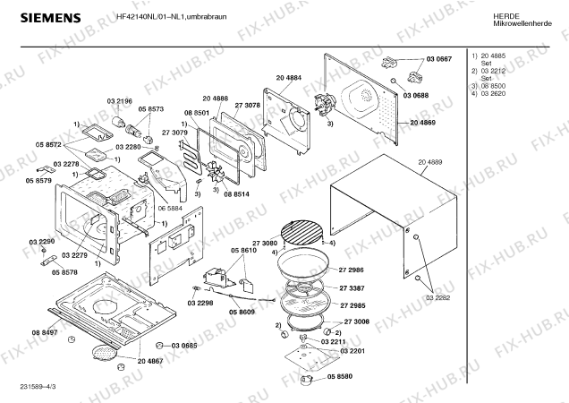 Схема №2 HF42120NL с изображением Инструкция по эксплуатации для микроволновой печи Siemens 00514876
