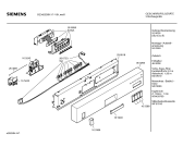 Схема №4 SE24A232 с изображением Передняя панель для электропосудомоечной машины Siemens 00360206