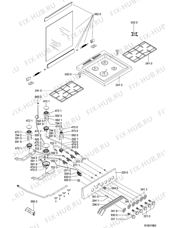 Схема №2 ACM 846 BR с изображением Панель управления для холодильной камеры Whirlpool 481245310031