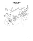 Схема №5 KRFC - 9010  B с изображением Микромодуль для холодильной камеры Whirlpool 482000021624
